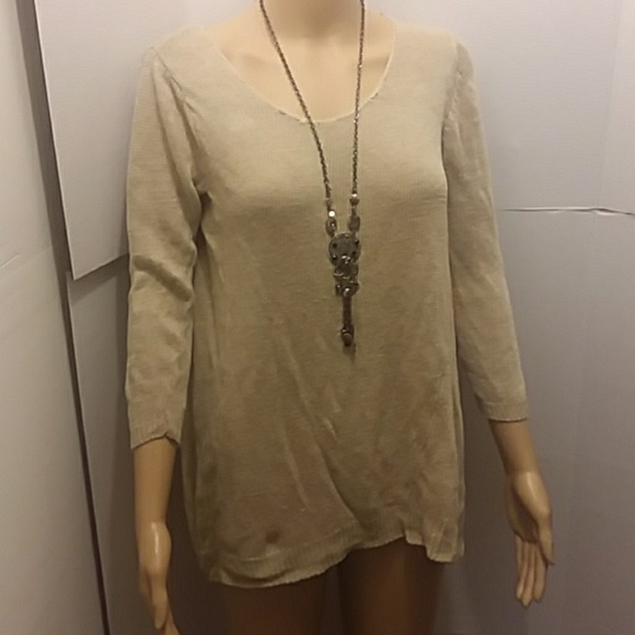 Andrea Jovine linen sweater / small - Picture 3 of 7